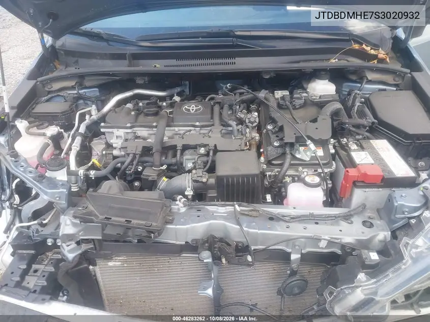 2025 TOYOTA COROLLA VIN JTDBDMHE7S3020932 — фото 10