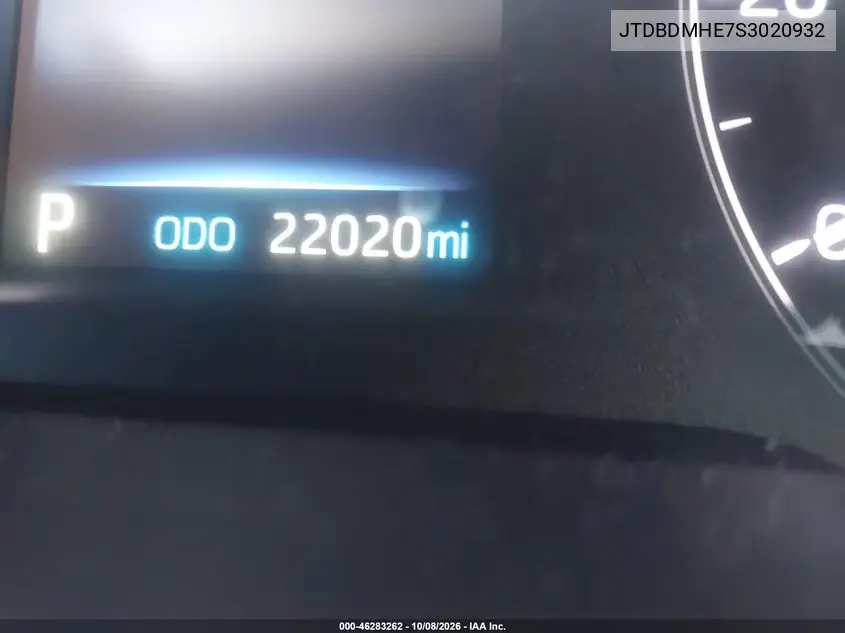 2025 TOYOTA COROLLA VIN JTDBDMHE7S3020932 — фото 16