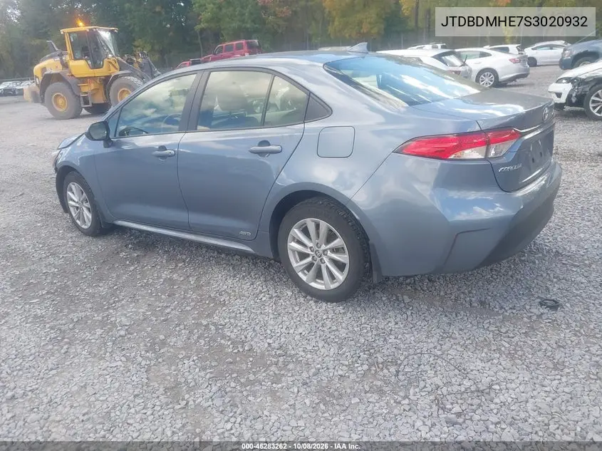 2025 TOYOTA COROLLA VIN JTDBDMHE7S3020932 — фото 3