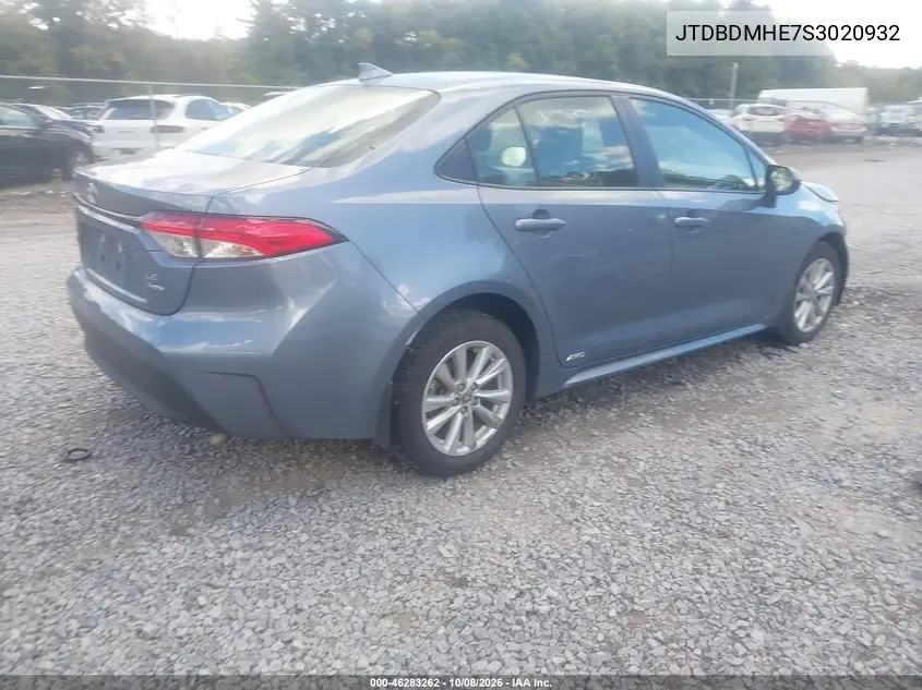 2025 TOYOTA COROLLA VIN JTDBDMHE7S3020932 — фото 4