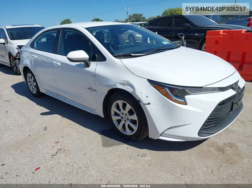 TOYOTA COROLLA 2025, VIN 5YFB4MDE4SP308257