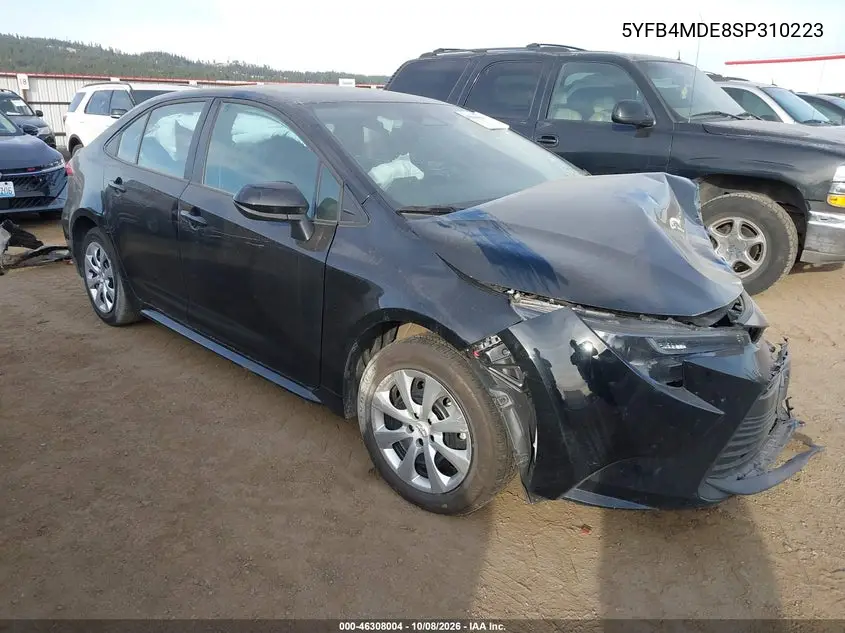 TOYOTA COROLLA 2025, VIN 5YFB4MDE8SP310223