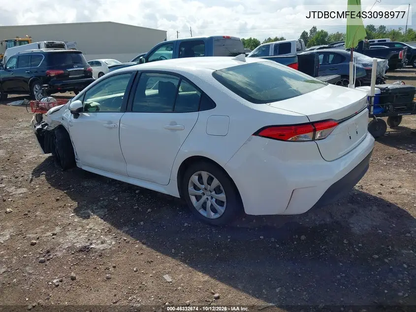 2025 TOYOTA COROLLA VIN JTDBCMFE4S3098977 — фото 3