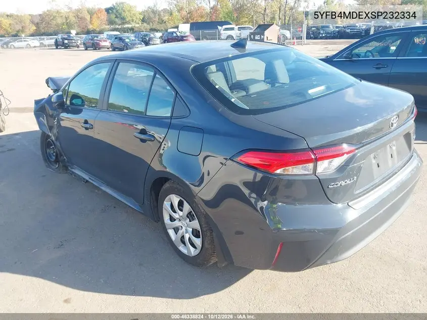 2025 TOYOTA COROLLA VIN 5YFB4MDEXSP232334 — фото 3