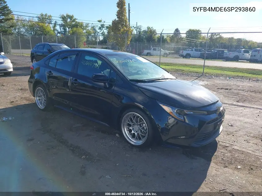 TOYOTA COROLLA 2025, VIN 5YFB4MDE6SP293860