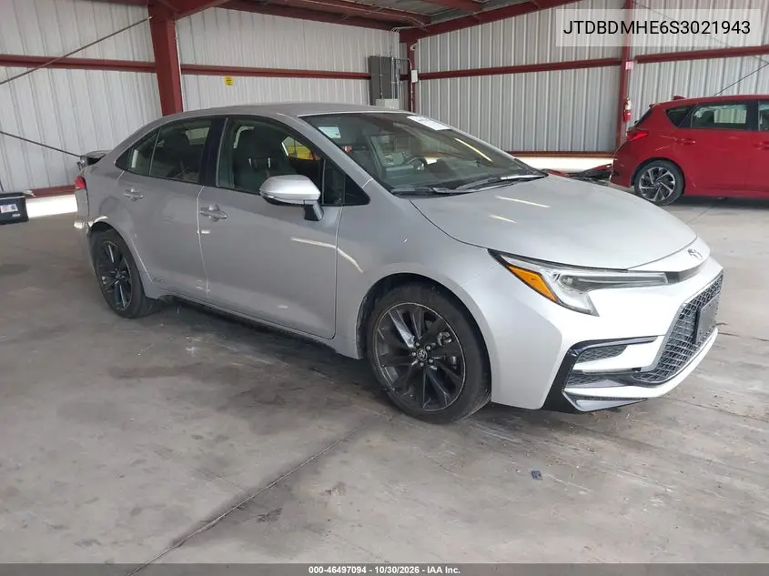 TOYOTA COROLLA 2025, VIN JTDBDMHE6S3021943