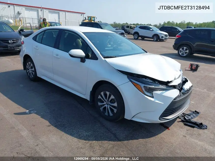 TOYOTA COROLLA 2026, VIN JTDBCMFE2T3128494