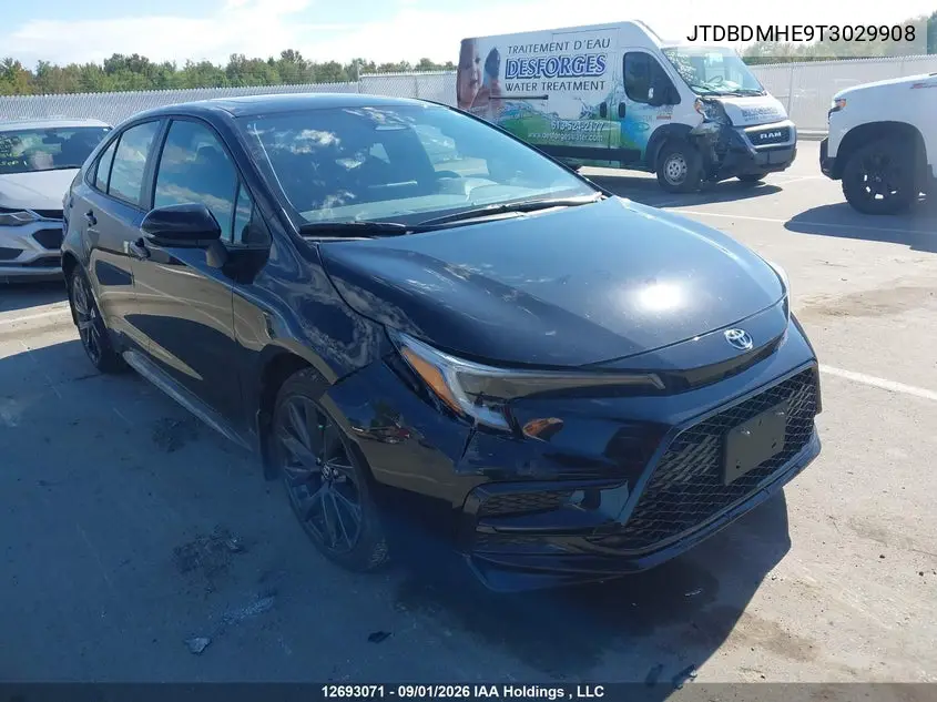 TOYOTA COROLLA 2026, VIN JTDBDMHE9T3029908