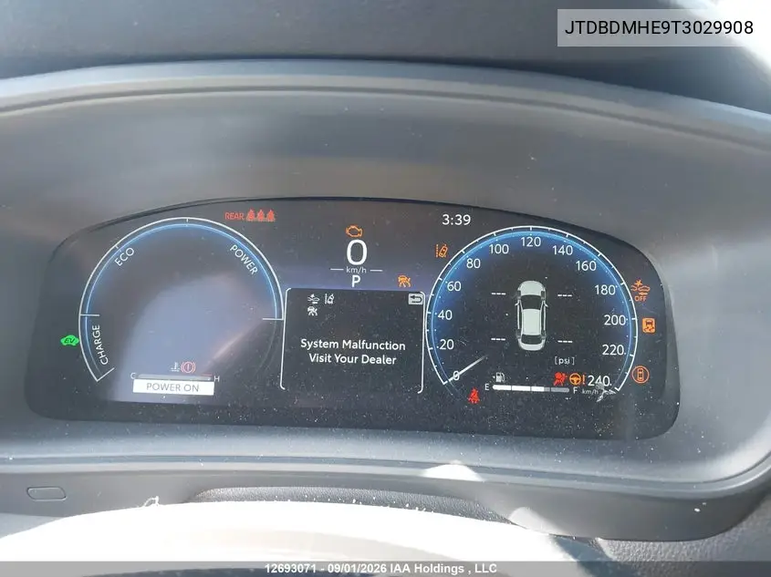 2026 TOYOTA COROLLA VIN JTDBDMHE9T3029908 — фото 7