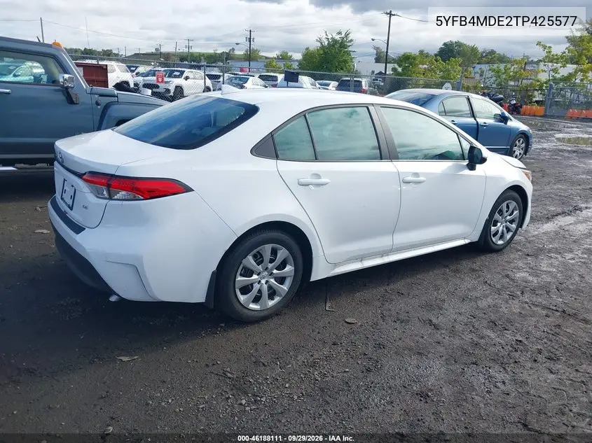2026 TOYOTA COROLLA VIN 5YFB4MDE2TP425577 — фото 4
