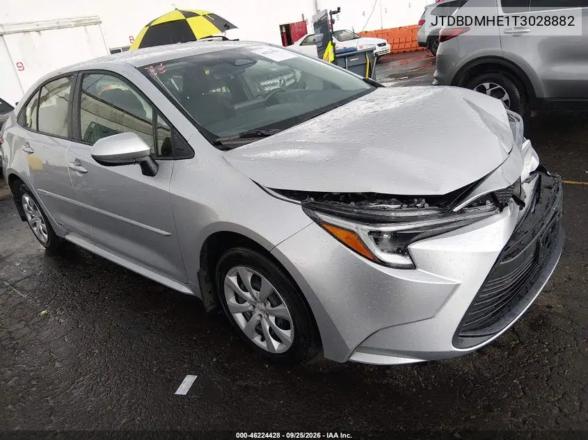 TOYOTA COROLLA 2026, VIN JTDBDMHE1T3028882