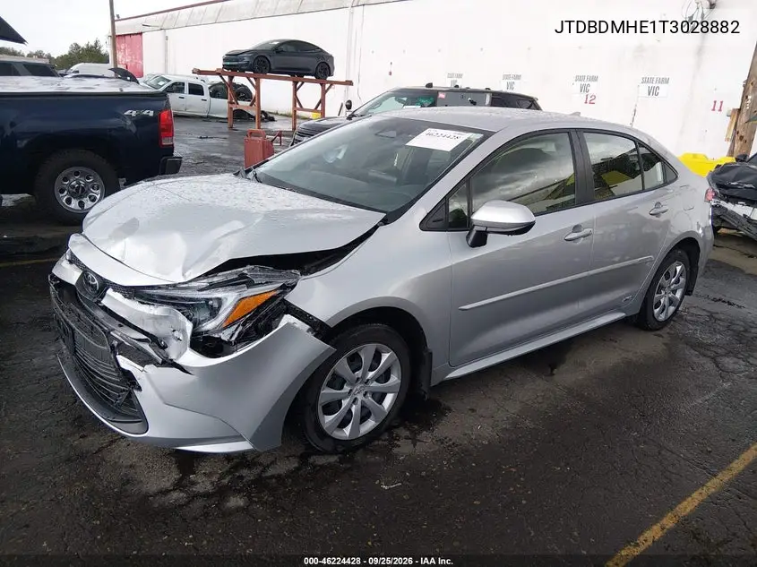 2026 TOYOTA COROLLA VIN JTDBDMHE1T3028882 — фото 2