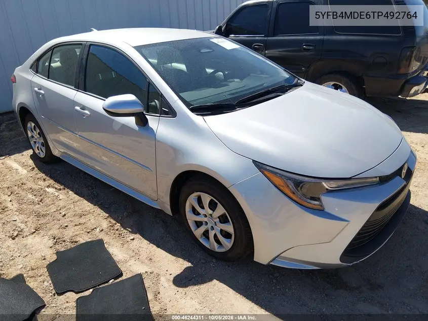 TOYOTA COROLLA 2026, VIN 5YFB4MDE6TP492764