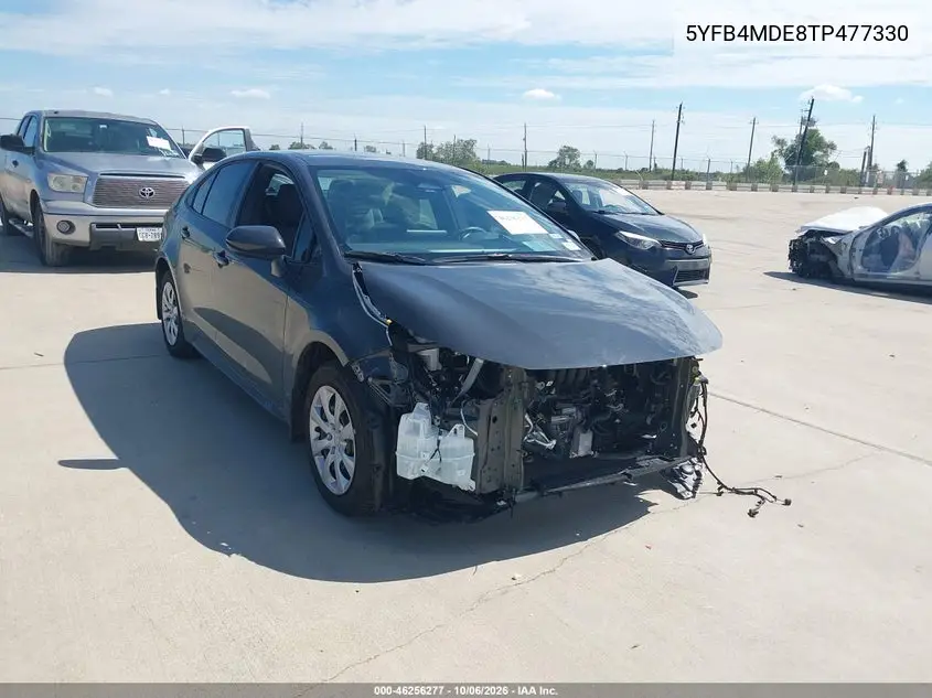 TOYOTA COROLLA 2026, VIN 5YFB4MDE8TP477330