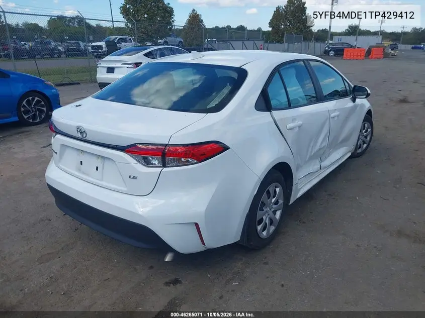 2026 TOYOTA COROLLA VIN 5YFB4MDE1TP429412 — фото 4