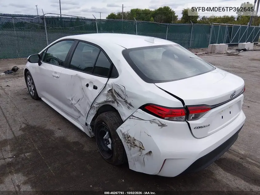 2026 TOYOTA COROLLA VIN 5YFB4MDE6TP362645 — фото 3