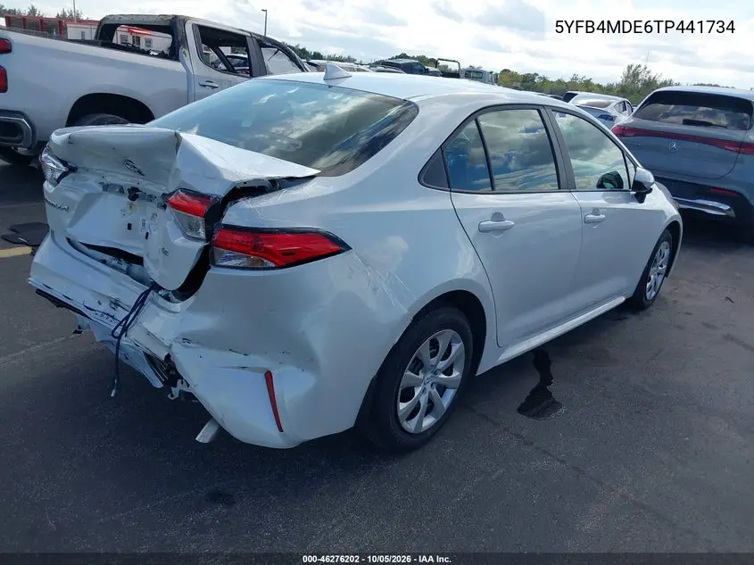 2026 TOYOTA COROLLA VIN 5YFB4MDE6TP441734 — фото 4