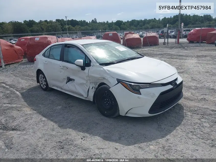 TOYOTA COROLLA 2026, VIN 5YFB4MDEXTP457984