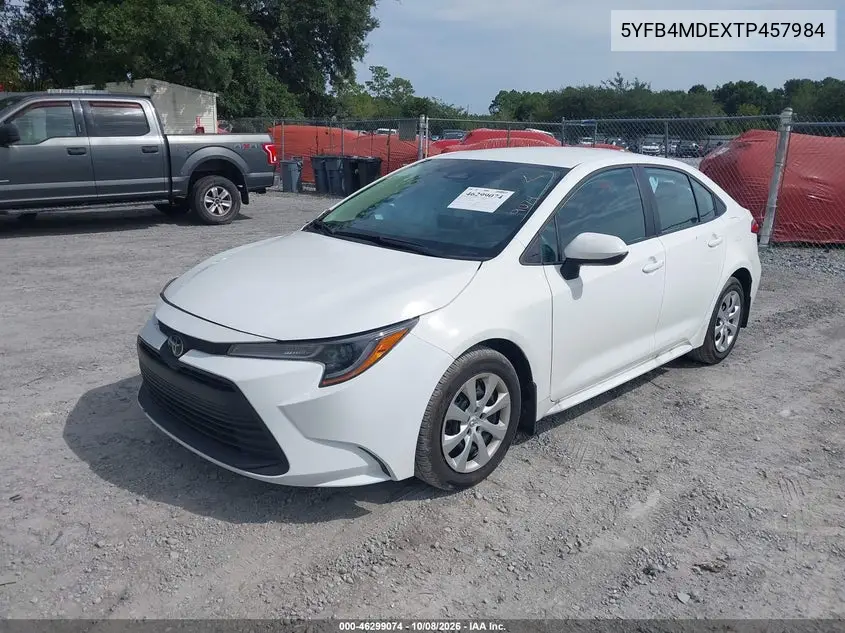 2026 TOYOTA COROLLA VIN 5YFB4MDEXTP457984 — фото 2