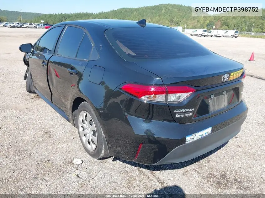 2026 TOYOTA COROLLA VIN 5YFB4MDE0TP398752 — фото 3