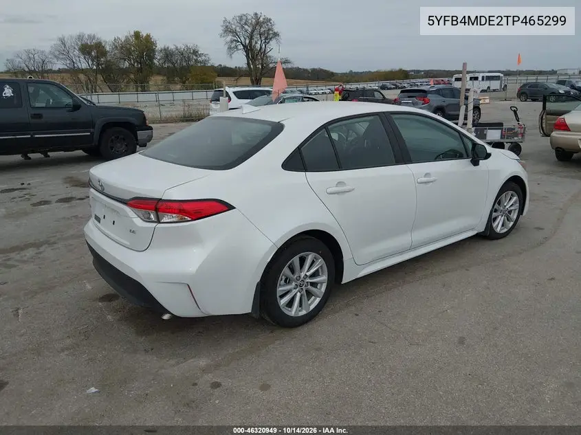 2026 TOYOTA COROLLA VIN 5YFB4MDE2TP465299 — фото 4