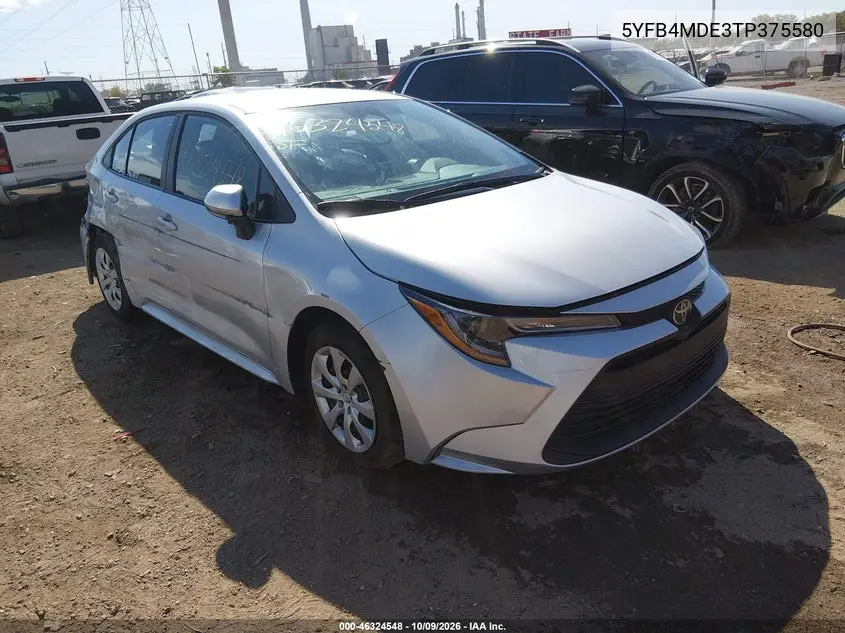 TOYOTA COROLLA 2026, VIN 5YFB4MDE3TP375580