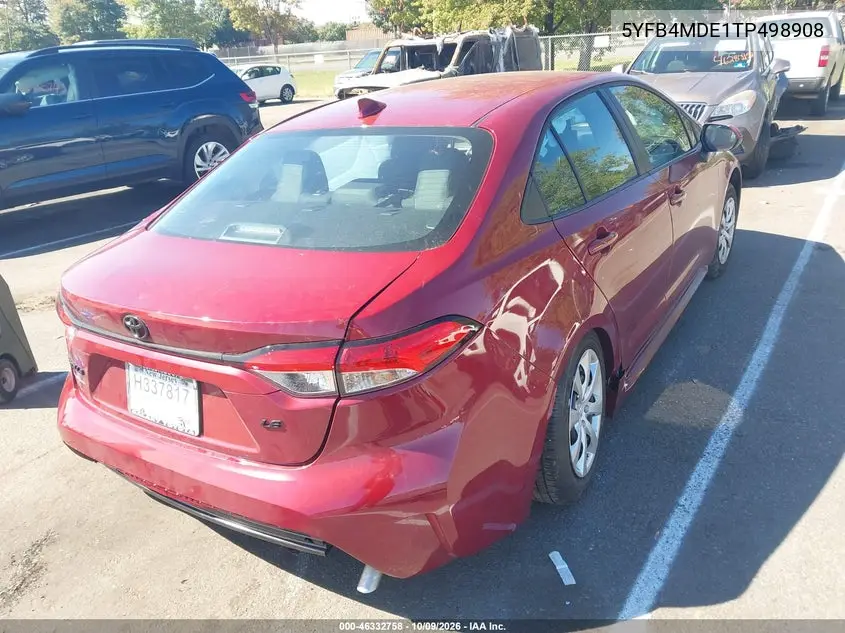 2026 TOYOTA COROLLA VIN 5YFB4MDE1TP498908 — фото 4