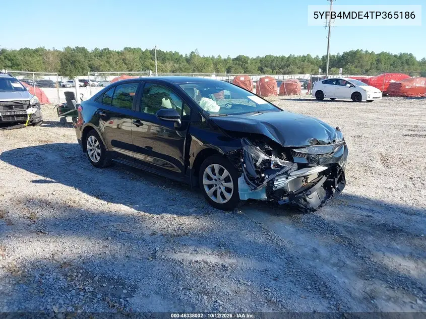 TOYOTA COROLLA 2026, VIN 5YFB4MDE4TP365186