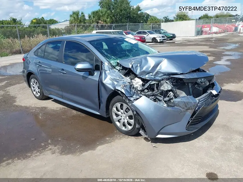 TOYOTA COROLLA 2026, VIN 5YFB4MDE3TP470222