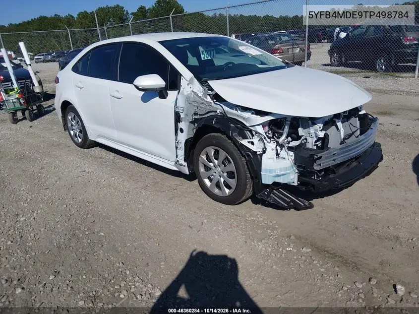 TOYOTA COROLLA 2026, VIN 5YFB4MDE9TP498784