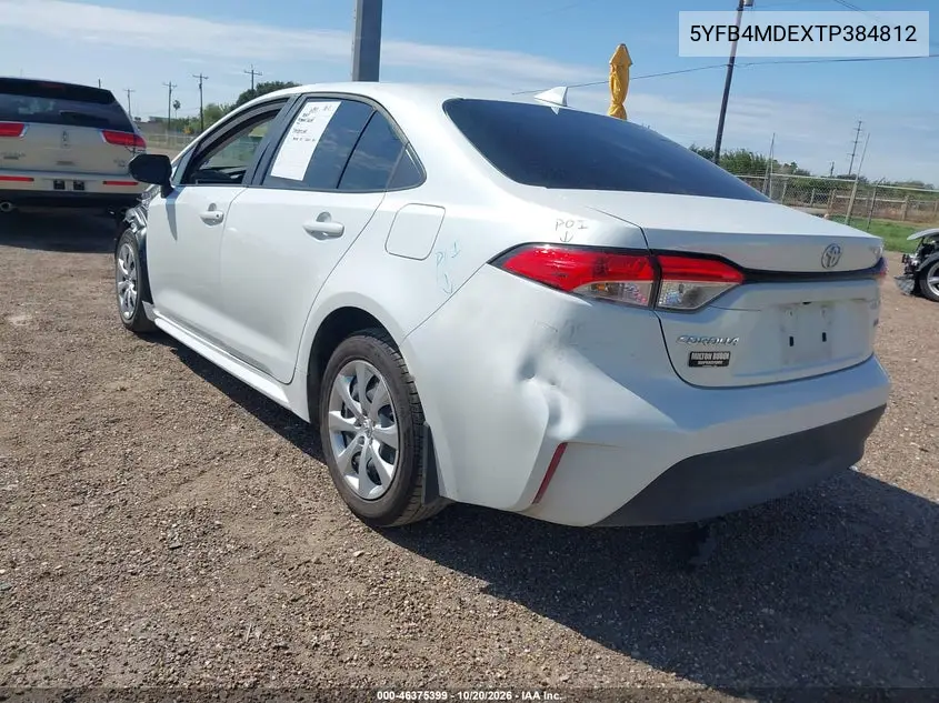 2026 TOYOTA COROLLA VIN 5YFB4MDEXTP384812 — фото 3
