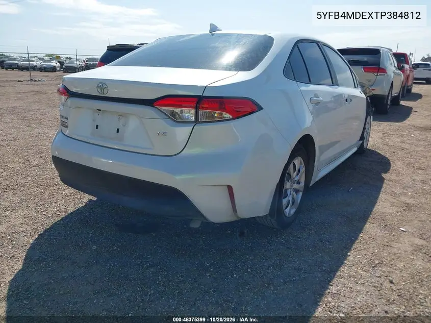 2026 TOYOTA COROLLA VIN 5YFB4MDEXTP384812 — фото 4