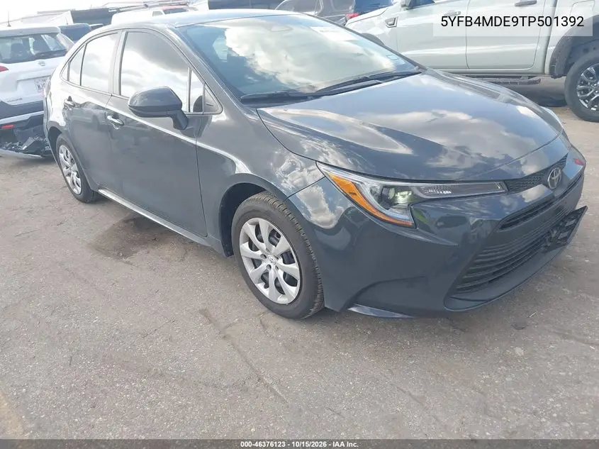 TOYOTA COROLLA 2026, VIN 5YFB4MDE9TP501392