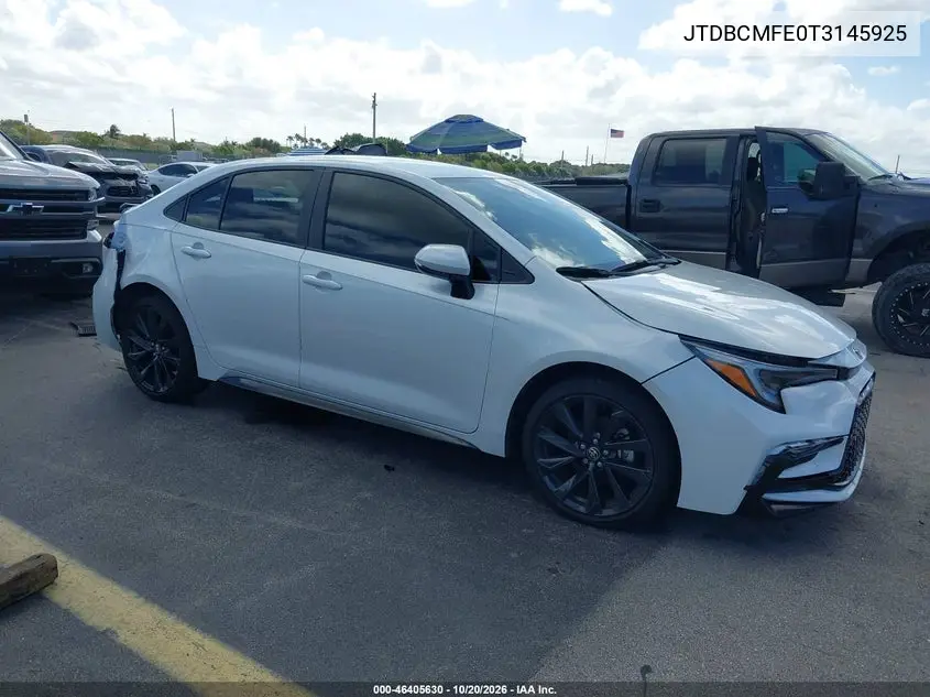 TOYOTA COROLLA 2026, VIN JTDBCMFE0T3145925
