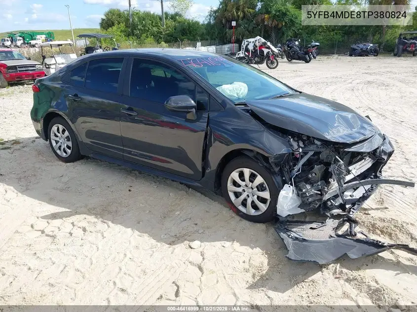 TOYOTA COROLLA 2026, VIN 5YFB4MDE8TP380824