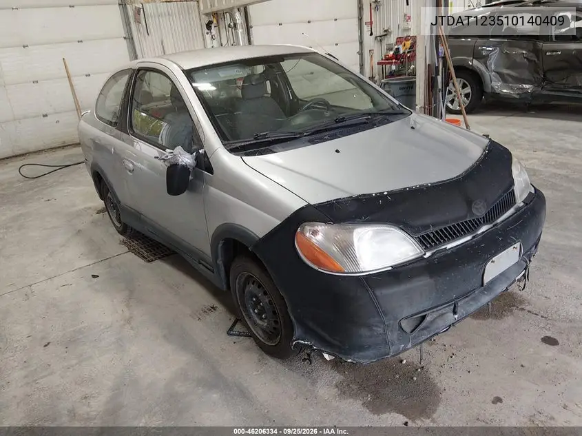TOYOTA ECHO 2001, VIN JTDAT123510140409
