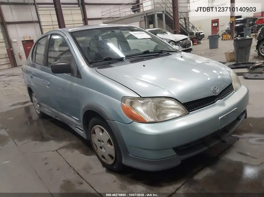 TOYOTA ECHO 2001, VIN JTDBT123710140903