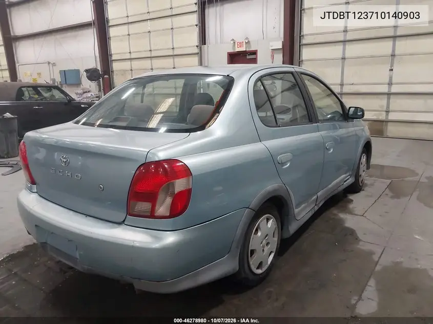 2001 TOYOTA ECHO VIN JTDBT123710140903 — фото 4