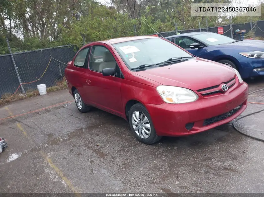 TOYOTA ECHO 2005, VIN JTDAT123450367046