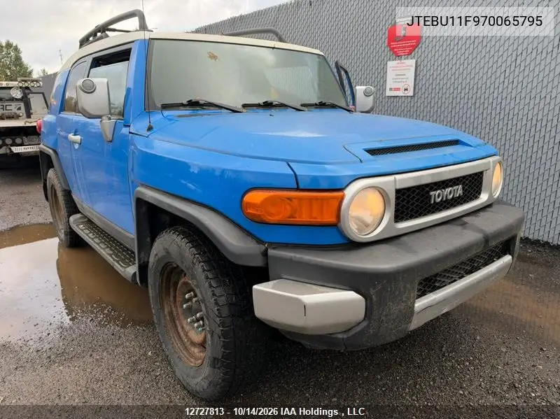 TOYOTA FJ CRUISER 2007, VIN JTEBU11F970065795