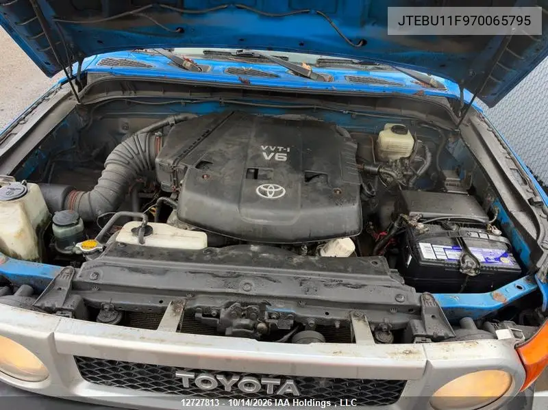 2007 TOYOTA FJ CRUISER VIN JTEBU11F970065795 — фото 11