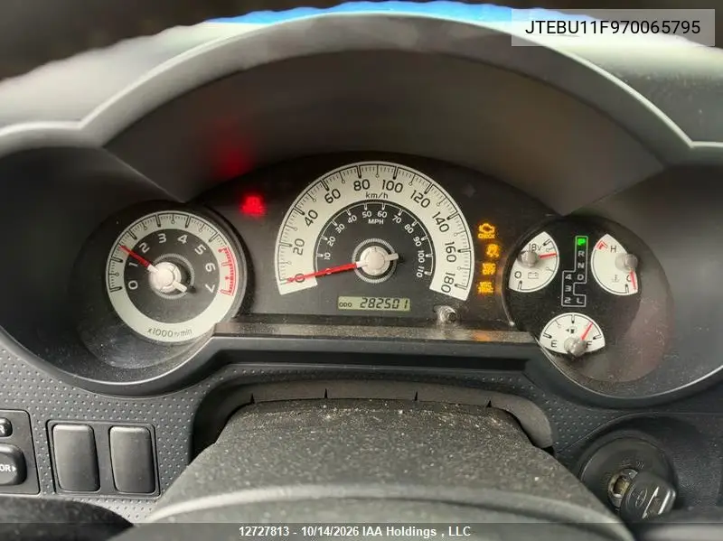 2007 TOYOTA FJ CRUISER VIN JTEBU11F970065795 — фото 8