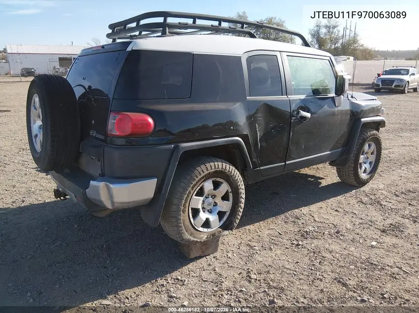 2007 TOYOTA FJ CRUISER VIN JTEBU11F970063089 — фото 4