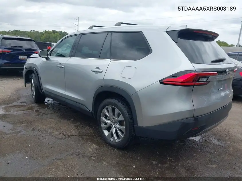 2024 TOYOTA GRAND HIGHLANDER VIN 5TDAAAA5XRS003189 — фото 3