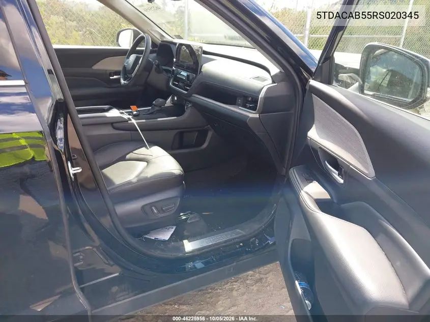 2024 TOYOTA GRAND HIGHLANDER VIN 5TDACAB55RS020345 — фото 5