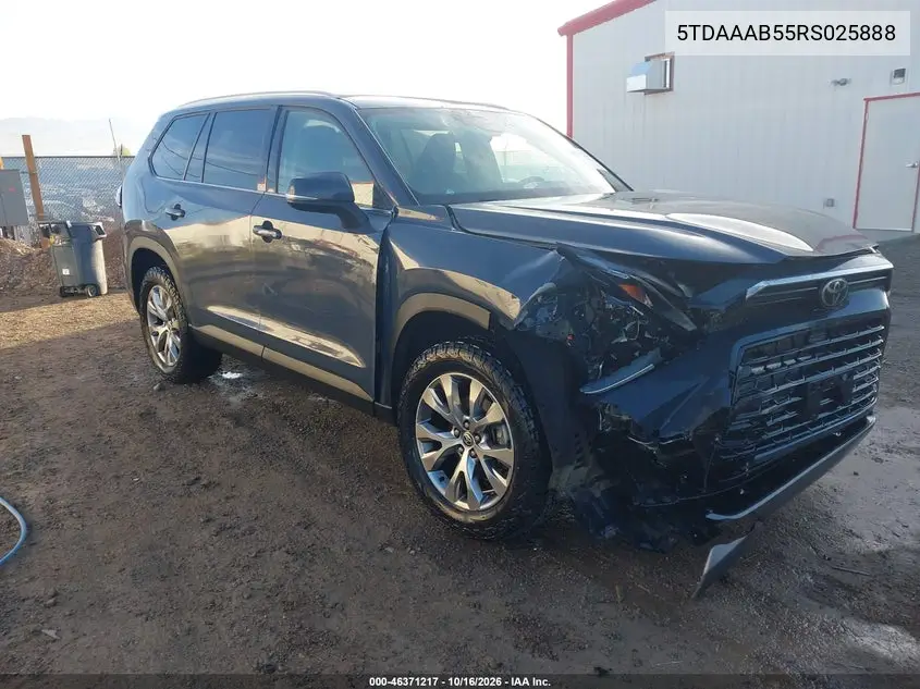 TOYOTA GRAND HIGHLANDER 2024, VIN 5TDAAAB55RS025888