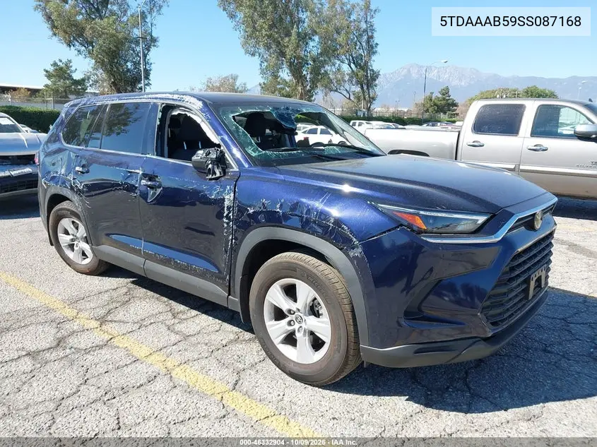 TOYOTA GRAND HIGHLANDER 2025, VIN 5TDAAAB59SS087168