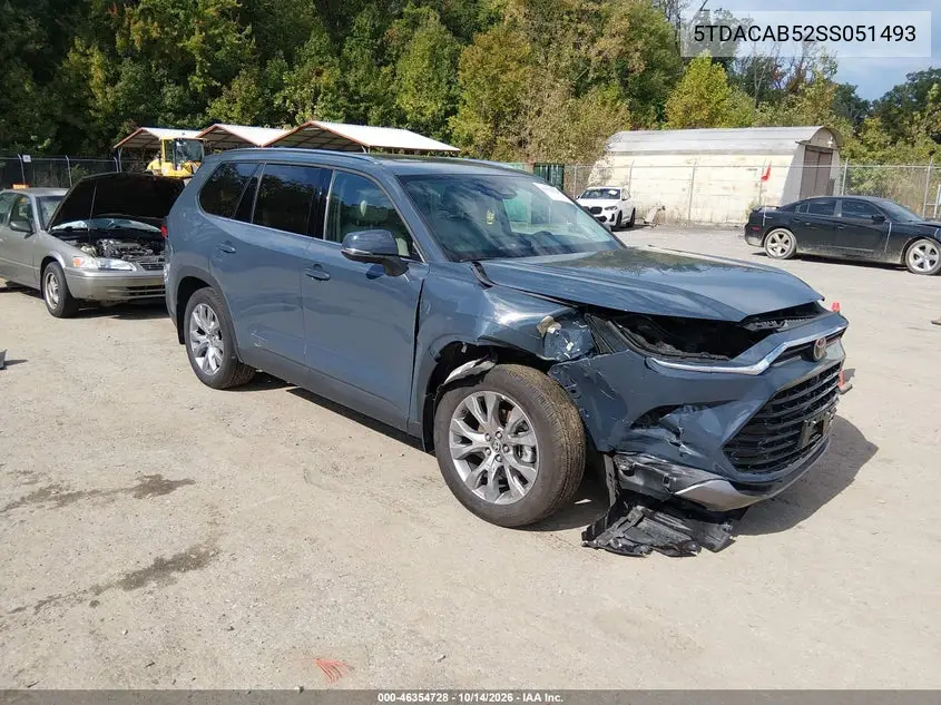 TOYOTA GRAND HIGHLANDER 2025, VIN 5TDACAB52SS051493
