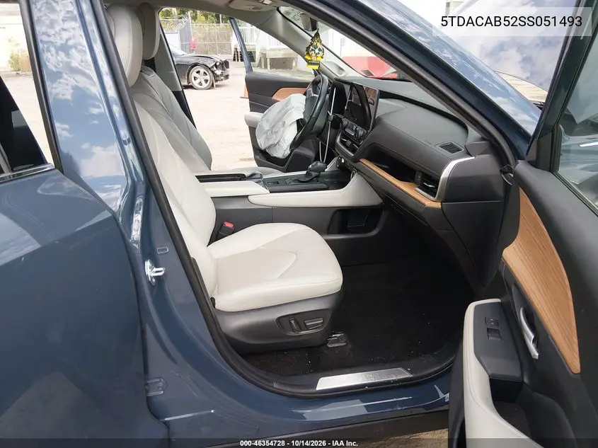 2025 TOYOTA GRAND HIGHLANDER VIN 5TDACAB52SS051493 — фото 5