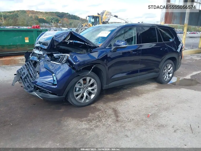 2025 TOYOTA GRAND HIGHLANDER VIN 5TDACAB55SS056574 — фото 2